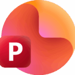 Das Logo von Microsoft PowerPoint